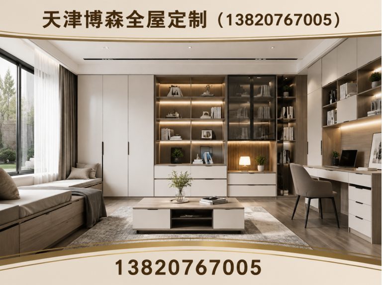 红桥区全屋定制家具厂家展示图